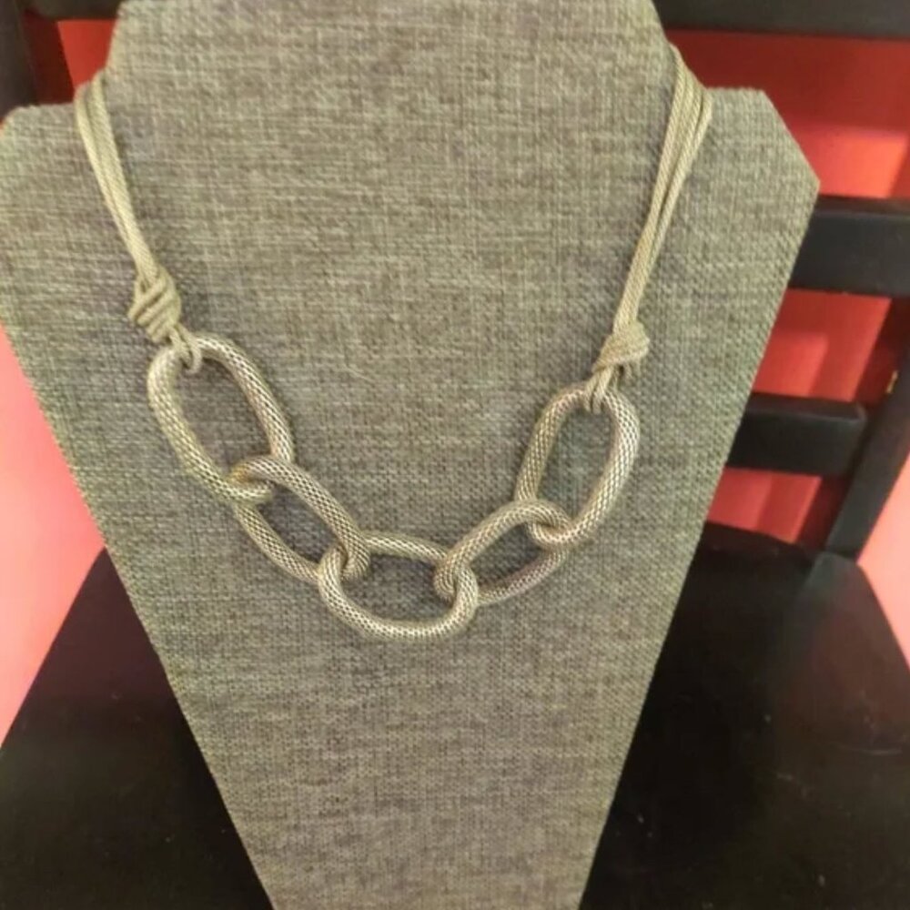 Silver Chunky Chain Necklace